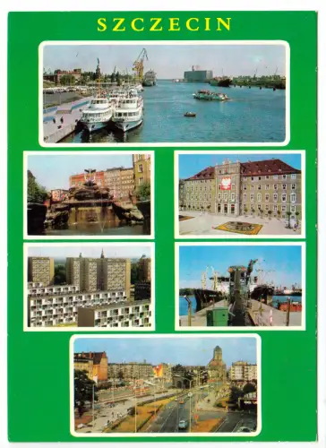 AK, Szczecin, Stettin, sechs Abb., 1979