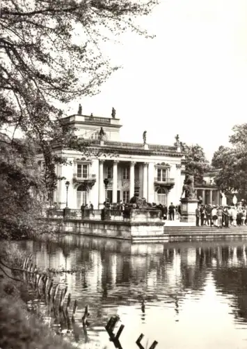 AK, Warszawa, Warschau, Inselparadies im  Łazienki-Park, 1974