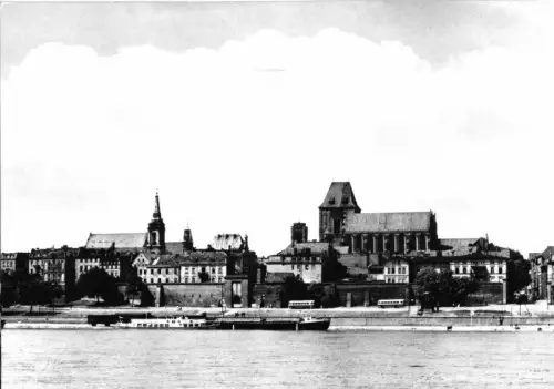 AK, Toruń, Thorn, Widok od strony Wisly, Blick von der Weichselseite, 1967
