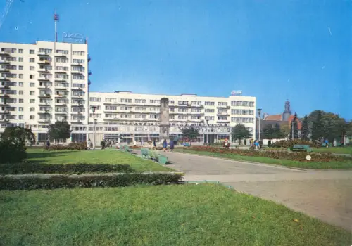 AK, Włocławek, Leslau, Plac Wolnosci, Freiheitsplatz, 1977