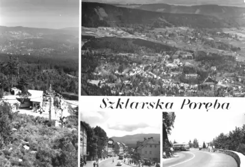 AK, Szklarska Poręba, Schreiberhau, cztery ilustracje, vier Abb., 1975