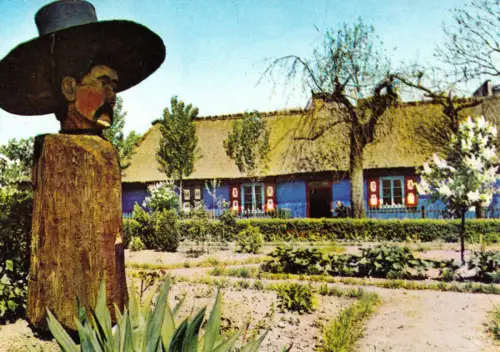 AK, Łowicz, Lowitsch, Skansen przy Muzeum Lowickim, Freilichtmuseum, 1969