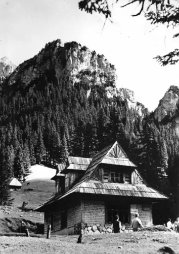 AK, Tatry, Tatra, Stacja ratunkowa na Hali Pisanej, Rettungsstation, 1964