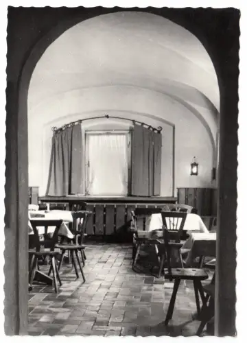 AK, Wien, Café alte Backstube, Langegasse 34, Gastraum, Version 3, um 1962