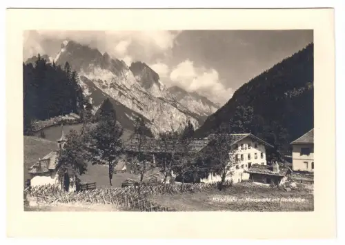 AK, Weißbach, Mooswacht mit Reiteralpe, Alpengasthof Hirschbichl, um 1955