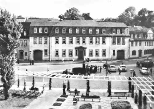 AK, Weimar, Frauenplan mit Goethehaus, 1980