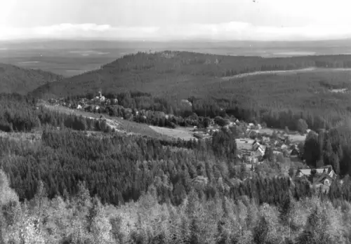 AK, Schierke Harz, Blick von der Edelmannshäu, 1978