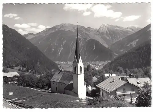 AK, Finkenberg Zillertal, Blick gegen Mayrhofen, 1965