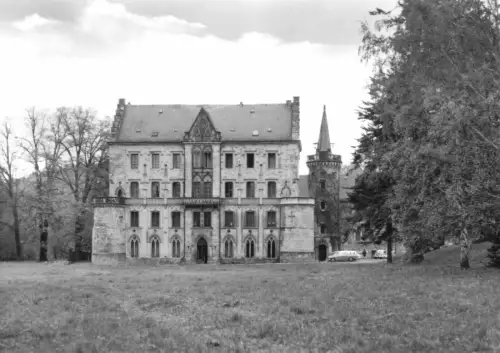 AK, Friedrichroda Thür. Wald, Schloß Reinhardsbrunn, Version 1, 1982