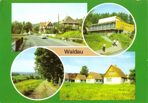 AK, Waldau Kr. Hildburghausen, vier Abb., 1982