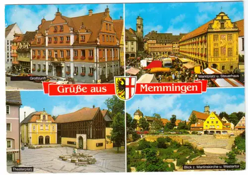 AK, Memmingen, vier Abb., 1992