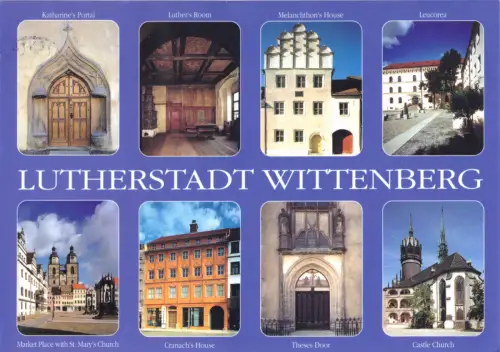 AK, Lutherstadt Wittenberg, acht Abb., 2005