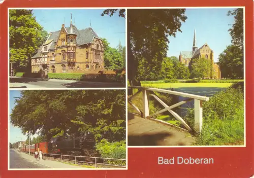AK, Bad Doberan, drei Abb., um 1988