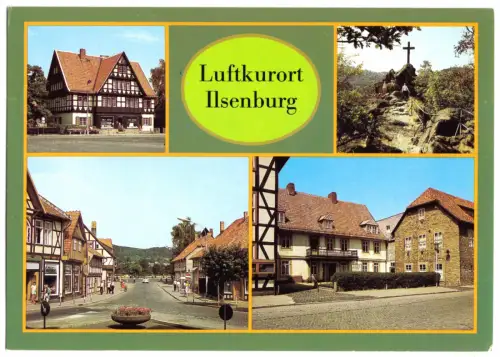 AK, Ilsenburg Kr. Wernigerode, vier Abb., 1990