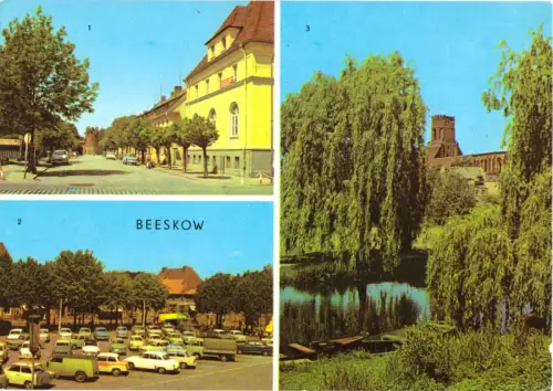 AK, Beeskow, drei Abb., 1976