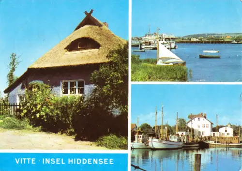 AK, Vitte, Insel Hiddensee, drei Abb., 1973