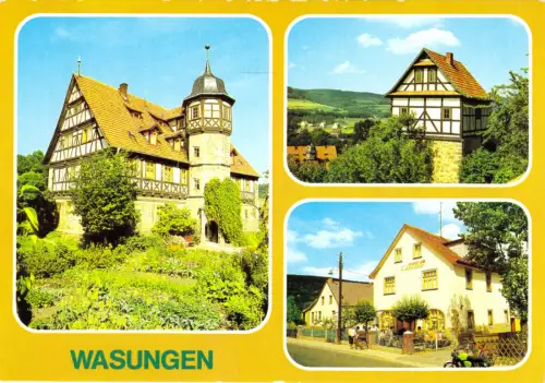 AK, Wasungen Kr. Meiningen, drei Abb., 1984