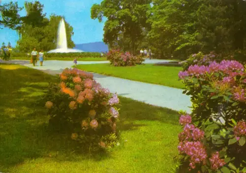 AK, Friedrichroda Thür. Wald, Puschkinpark, Version 1, 1972