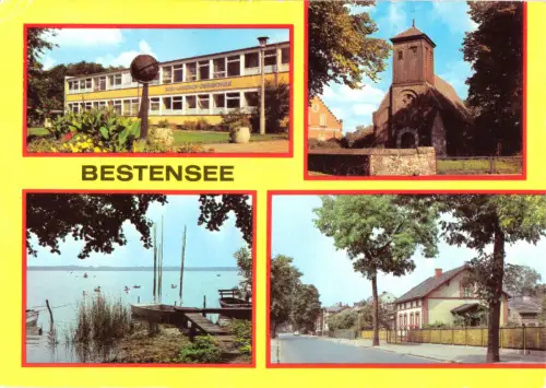 AK, Bestensee Kr. Königs Wusterhausen, vier Abb., 1981