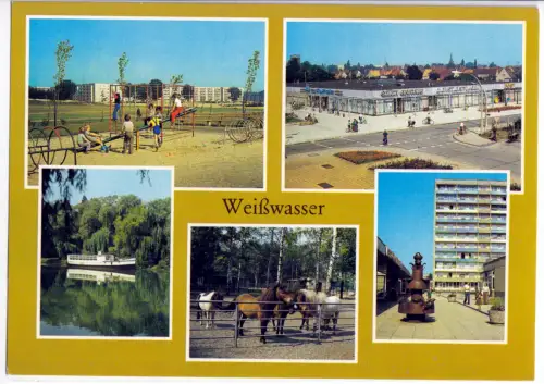 AK, Weißwasser, fünf Abb., 1987