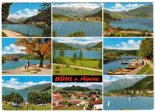 AK, Bühl a. Alpsee, neun Abb., 1969