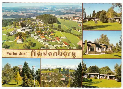 AK, Nadenberg b. Lindenberg Allgäu, Feriendorf, sechs Abb., um 1981