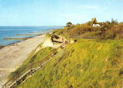 AK, Ostseebad Ahrenshoop Kr. Ribnitz-Damgarten, Hochufer, 1989