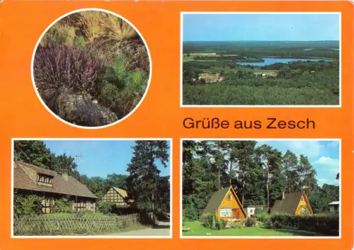 AK, Zesch Kr. Zossen, vier Abb., 1988