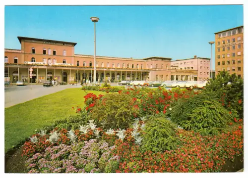 AK, Augsburg, Hauptbahnhof, um 1988
