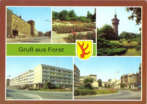 AK, Forst, fünf Abb. und Wappen, 1985
