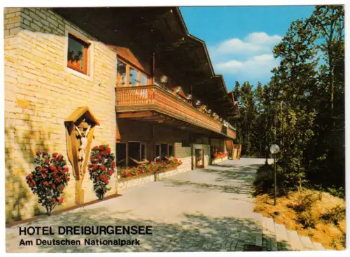 AK, Tittling, Hotel Dreiburgensee, um 1970