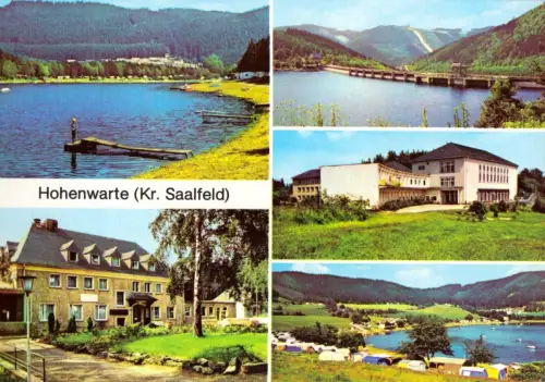 AK, Hohenwarte Kr. Saalfeld, fünf Abb., 1982