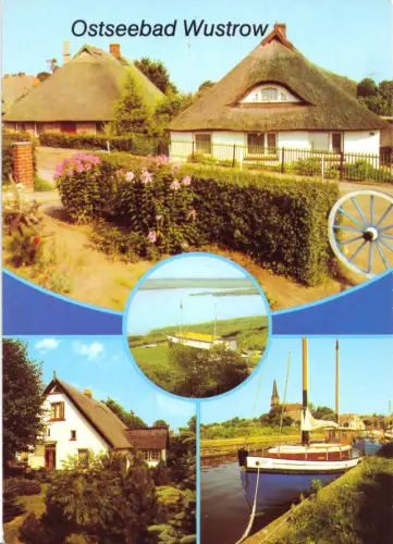 AK, Ostseebad Wustrow, vier Abb., gestaltet, 1989