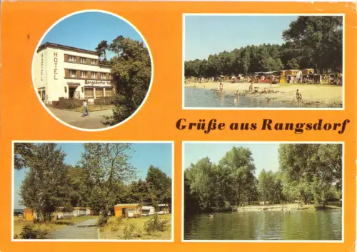 AK, Rangsdorf Kr. Zossen, vier Abb., 1987