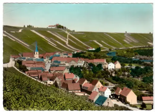 AK, Escherndorf am Main, Teilansicht, um 1974