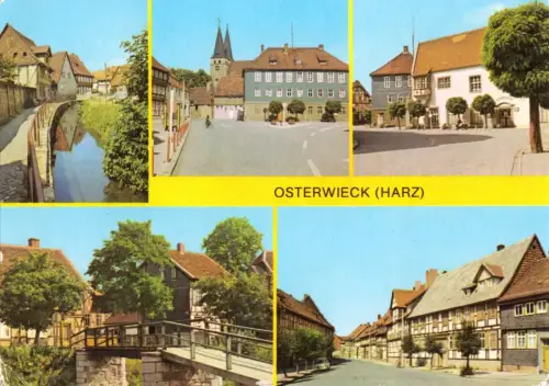 AK, Osterwieck Harz, fünf Abb., 1976