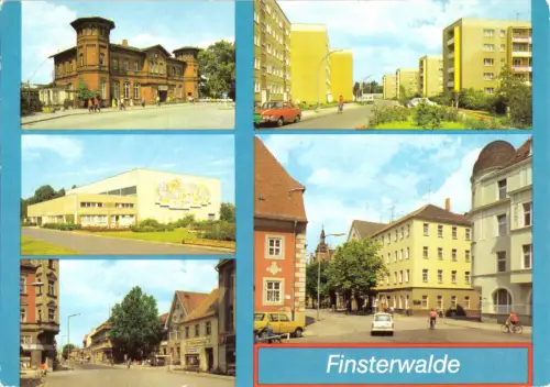 AK, Finsterwalde, fünf Abb., 1981