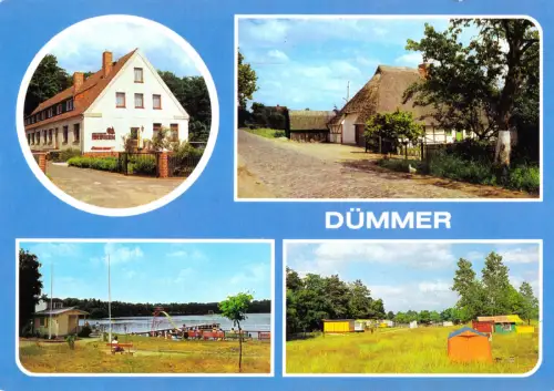 AK, Dümmer Kr. Schwerin, vier Abb., 1985