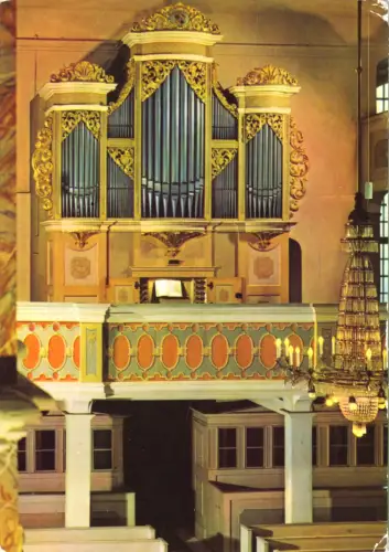 AK, Großhartmannsdorf, Silbermannorgel, 1977