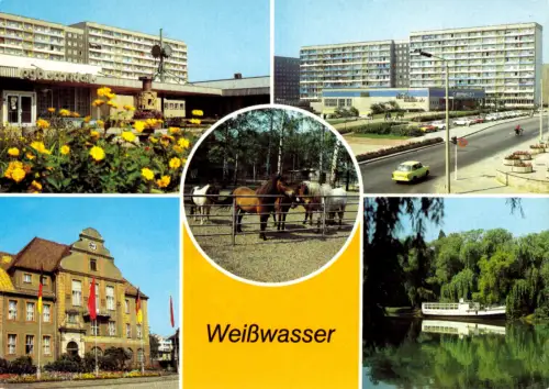 AK, Weißwasser, fünf Abb., 1984