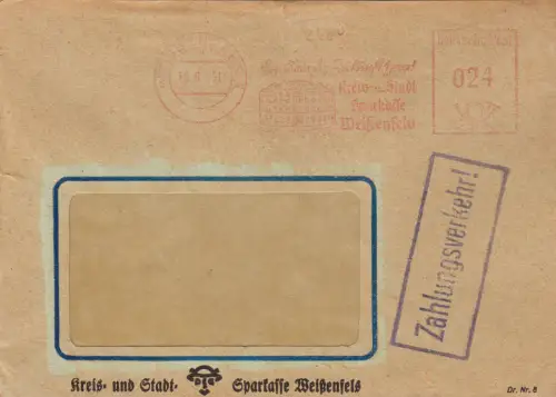 AfS, Kreis- und Stadtsparkasse Weißenfels, o Weissenfels 1, 6.6.51