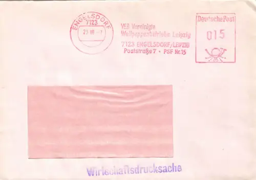 AFS, VEB Vereinigte Wellpappenbetriebe Leipzig..., o Engelsdorf, 7123, 23.10.87