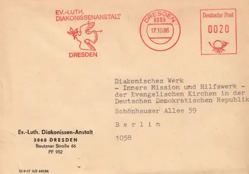 AFS, Ev.-Luth. Diakonissenanstalt Dresden, o Dresden, 8060, 17.10.86