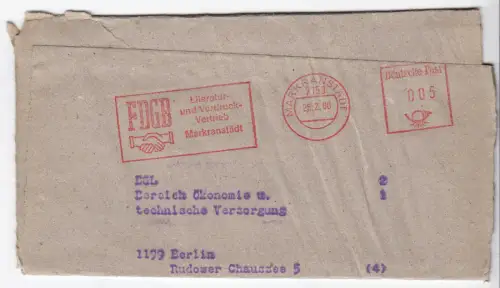 AFS, FDGB Literatur- und Vordruck-Vertrieb..., o Markranstädt, 7153, 25.2.88