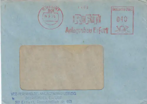 zwei AFS, RFT Anlagenbau Erfurt, o Erfurt, 501, 14.5.76 bzw. 12.8.78