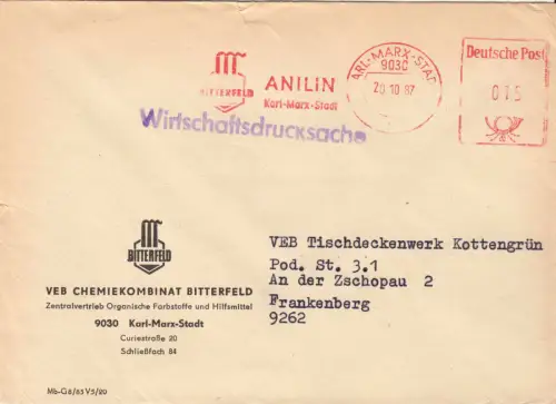 AFS, Anilin Karl-Marx-Stadt, o Karl-Marx-Stadt, 9030, 20.10.87