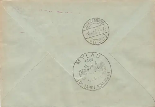 AFS, ZKD-Brief, Versorgungskontor für Maschinenbauerzeugnisse, o Cottbus, 2.5.67