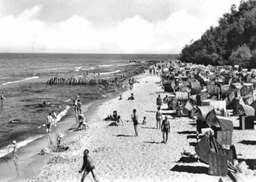 AK, Sellin Rügen, Am Strand, 1971