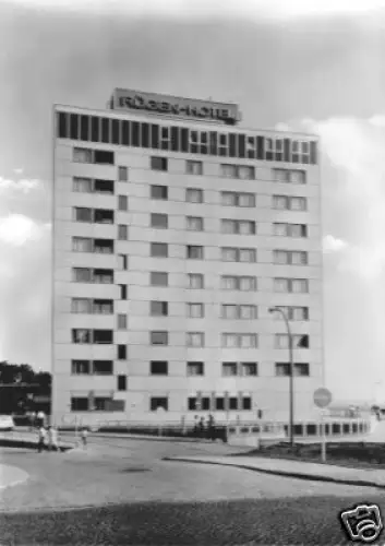 AK, Sassnitz Rügen, Rügen-Hotel, Landseite, 1975