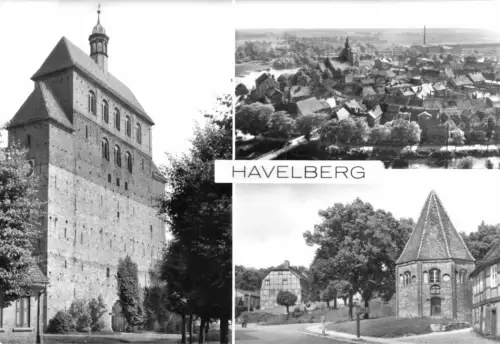 AK, Havelberg, drei Abb., u.a. Dom, 1980
